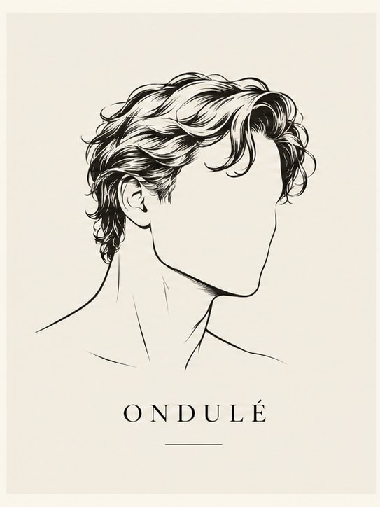 Cheveux ondulés